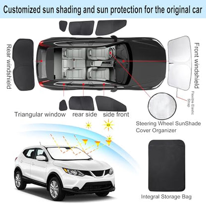 Window Shades for Nissan Rogue Sport (8 Count)