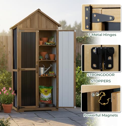 Outdoor Storage Cabinet with Shelf