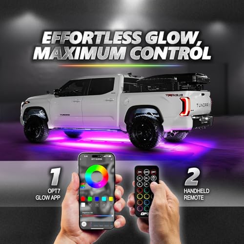 Aura Pro RGB Aluminum Truck Underglow Kit with App & Remote Control (4 Count)