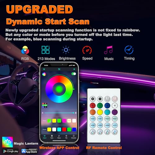 Interior Car LED Strip Lights with Dream Color