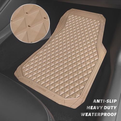 Beige Rubber Car Mats