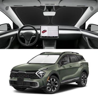 Custom Fit Windshield Sun Shade for Kia Sportage 2023