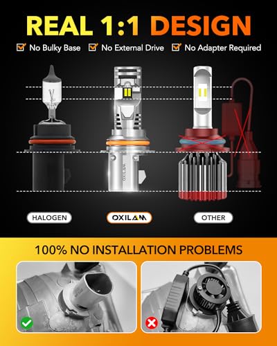 9007 HB5 LED Light Bulbs (2 Count)