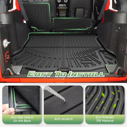 Floor Mats for Jeep Wrangler JK 4