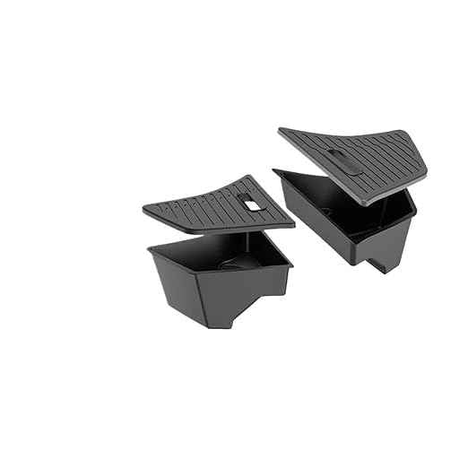 Trunk Organizer ，Compatible for Tesla，Model 3 2024 2025 Waterproof Rear Trunk Storage Bins Side Box with Carpeted Lip Car Travel Accessories(4pcs with TPE Lids)