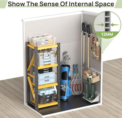 Resin Outdoor Storage Shed with Floor