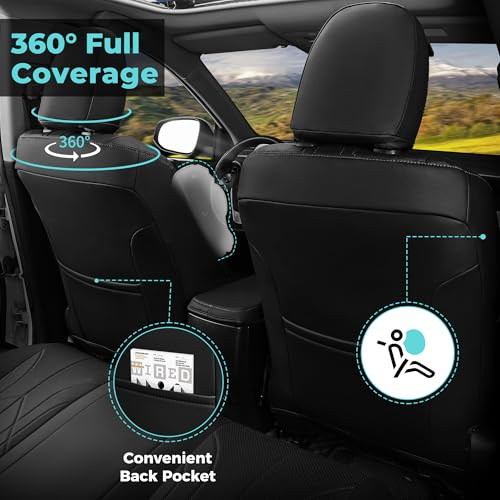 for Toyota RAV4 Seat Covers 2013 2014 2015 2016 2017 2018 RAV 4 XLE SE Limited Platinum Adventure (4 Count)