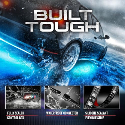 Aura Flexible Car Underglow Lights with APP & Remote Control