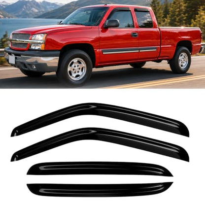 4PC Window Rain Guards for 01 (4 Count)