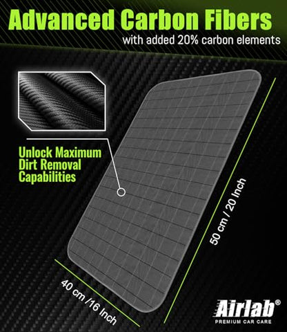 Carbon Microfiber Towels for Car Glass Window Polishing (4 Count)