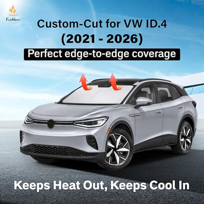 Windshield Sun Shade Compatible for Volkswagen VW ID.4 2021