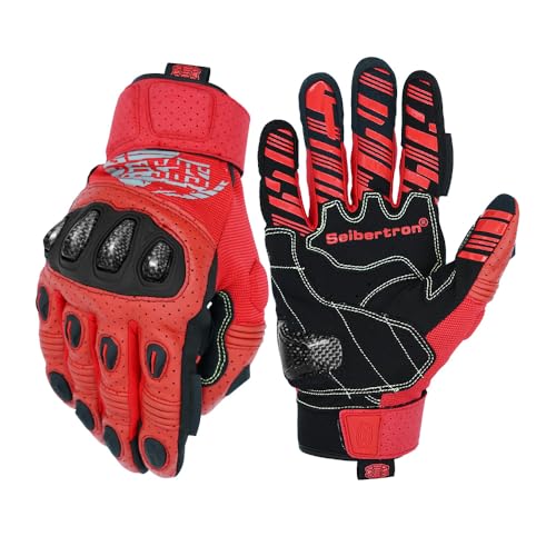 SPS 2 Plus Unisex Touchscreen Road Racing Motorcycle MTB Sports Gloves Also fit BMX MX ATV Mountain Bike Bicycle Cycling Off