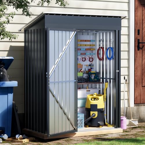 3 x 5 FT Outdoor Storage Shed with Floor Frame