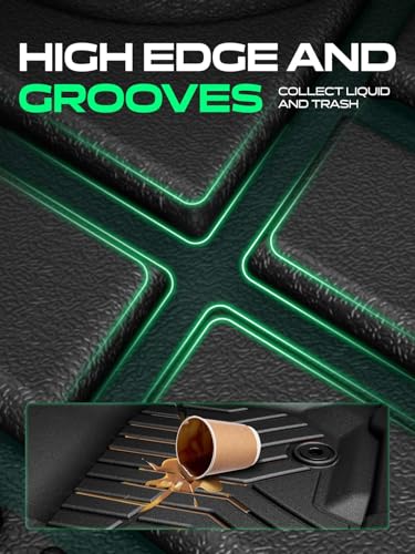 Automotive Floor Mats for Chevy Traverse 2018 (4 Count)
