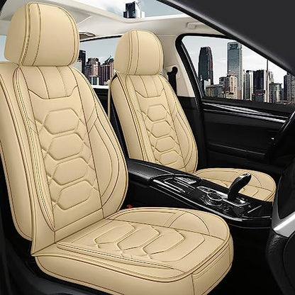 Leather Car Seat Covers Front Pair (2 Count)