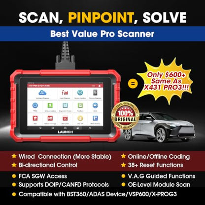 X431 Scanner PROS Elite 2026 New Bidirectional Scan Tool