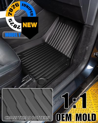 Floor Mats for 2026 2025 Tesla Model Y Premium & Performance (9 Count)