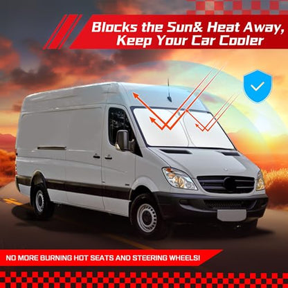 Windshield Sun Shade for Mercedes Benz Sprinter 2007