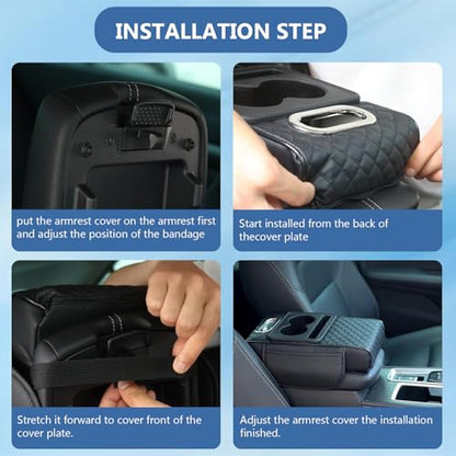 Universal Car Armrest Cushion Organizer