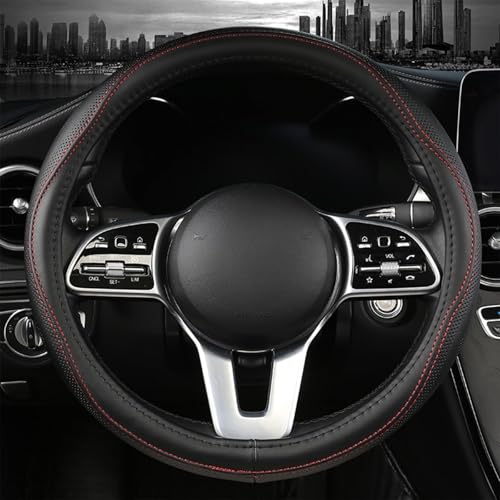 Genuine Leather Steering Wheel Cover