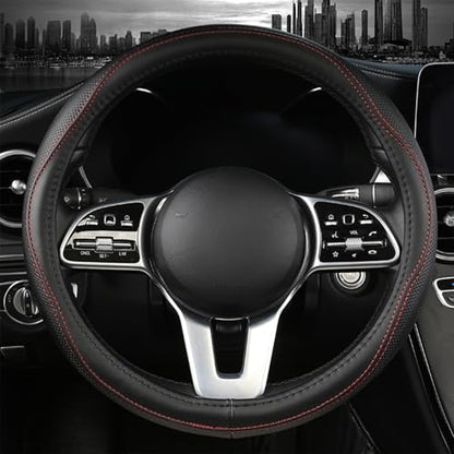 Genuine Leather Steering Wheel Cover