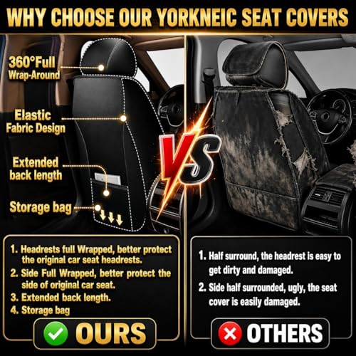 2 Front Car Seat Covers for Mitsubishi Eclipse Cross 2018