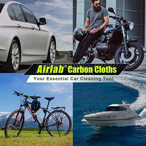Carbon Microfiber Towels for Car Glass Window Polishing (2 Count)