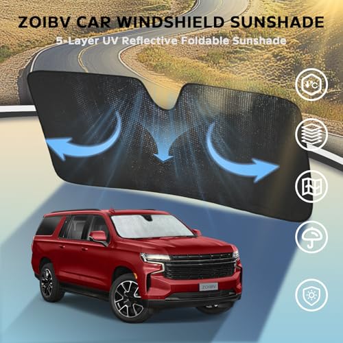 Car Windshield Sun Shade for Chevrolet Suburban 2021