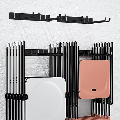 Folding Chair Storage Rack for Garage (2 Count)