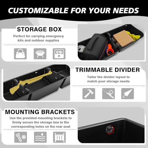 Under Seat Storage Box Fit for Ford F150 2015