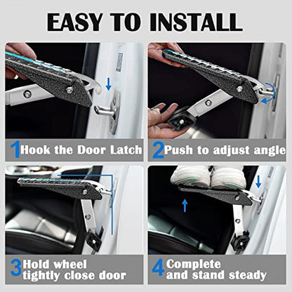 Universal Car Door Step for Car Roof Access
