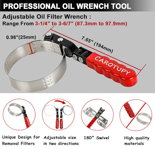 Standard Swivel Oil Filter Wrench