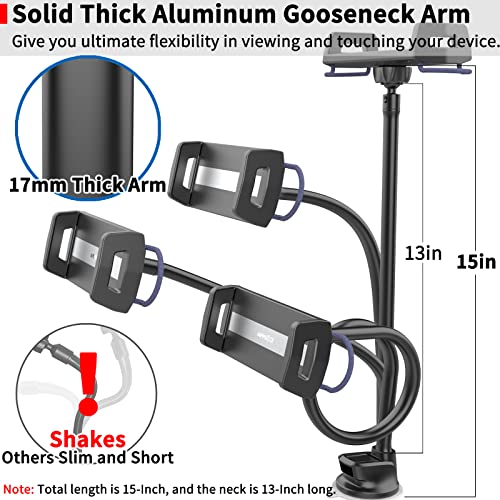 Upgraded Tablet Car Mount for iPad Truck Holder Long Arm Extension