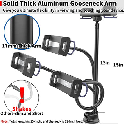 Upgraded Tablet Car Mount for iPad Truck Holder Long Arm Extension