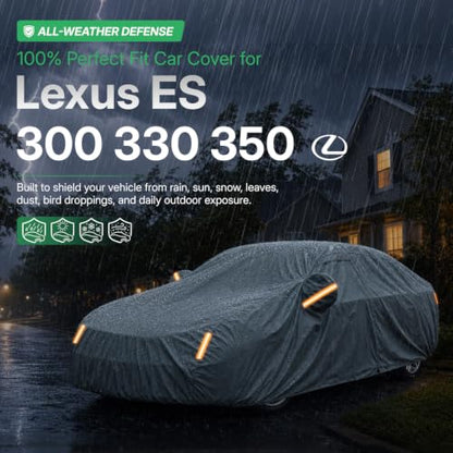 Waterproof Heavy Duty Car Cover Custom Fit Lexus ES 300 330 350