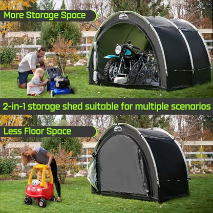 Outdoor Waterproof Bike Storage Tent Shed for 2