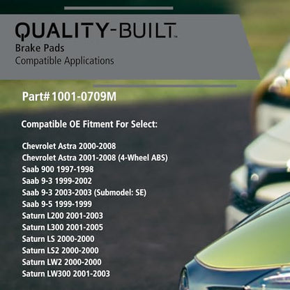 Rear Semi Metallic Brake Pads