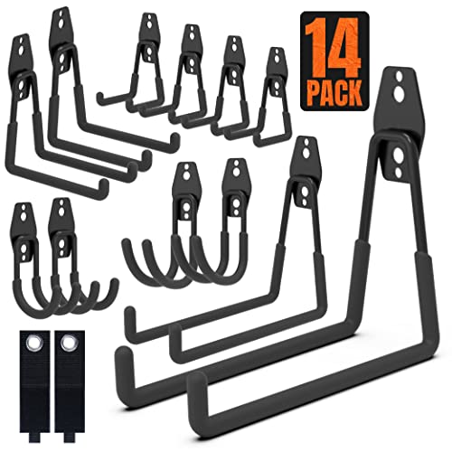 14PC Garage Hooks Heavy Duty (14 Count)