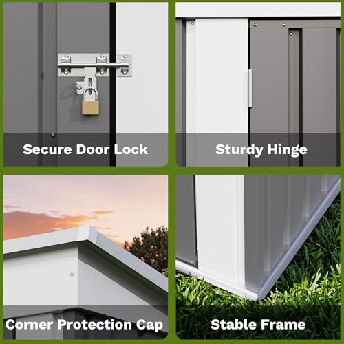 5x3 FT Outdoor Storage Shed