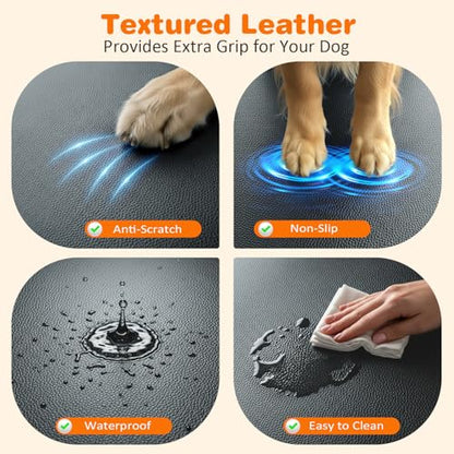 PU Leather Hard Bottom Dog Car Seat Cover