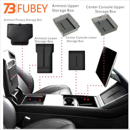 Tesla Model 3 Highland Center Console Organizer 5