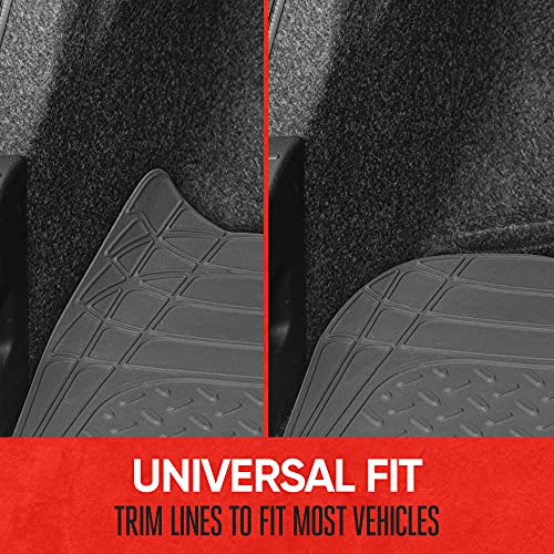 FlexTough Defender Floor Mats for Cars & TrunkShield Trunk Mat Set