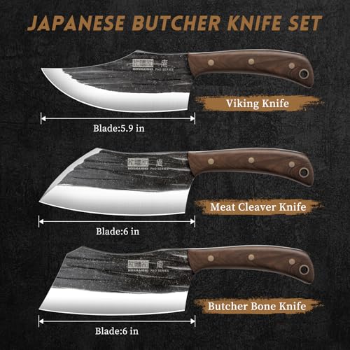 Butcher Knife Set (3 Count)