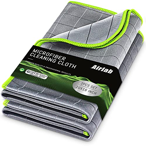 Carbon Microfiber Towels for Car Glass Window Polishing (2 Count)