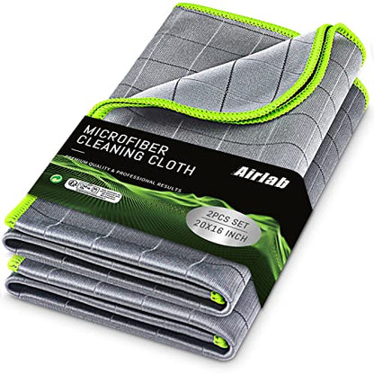 Carbon Microfiber Towels for Car Glass Window Polishing (2 Count)