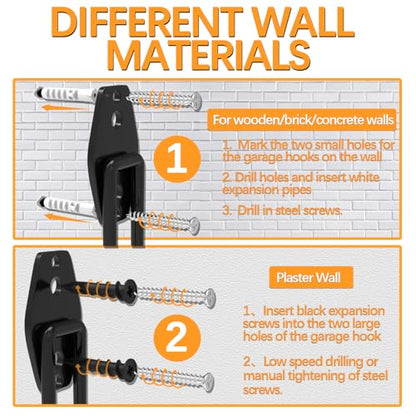 Garden Hose Holder Wall Mount (4 Count)