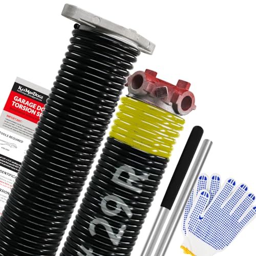 Pair of 1.75" Garage Door Torsion Springs Set with Non