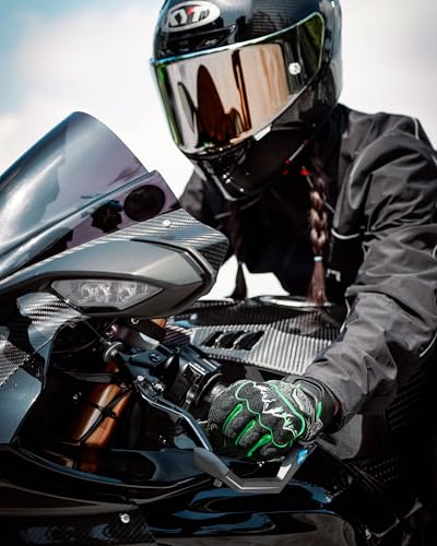 Motorcycle Gloves Motorbike Glove for Men Women Full Finger Knuckle Protection Touch Screen Cycling ATV Hiking Riding