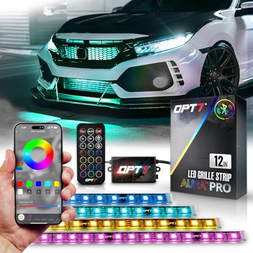 Aura Pro RGB Grille Accent Lights 12" with App & Remote Control
