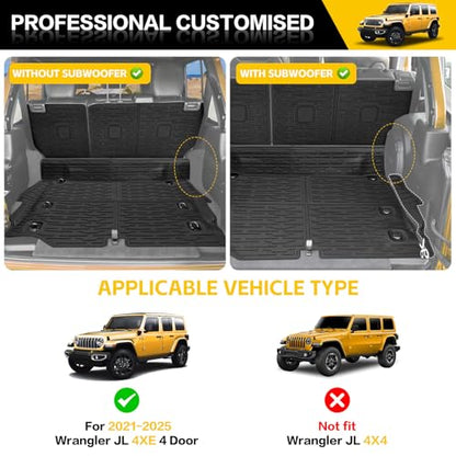 Cargo Mats with Door Sill Guards for 2021